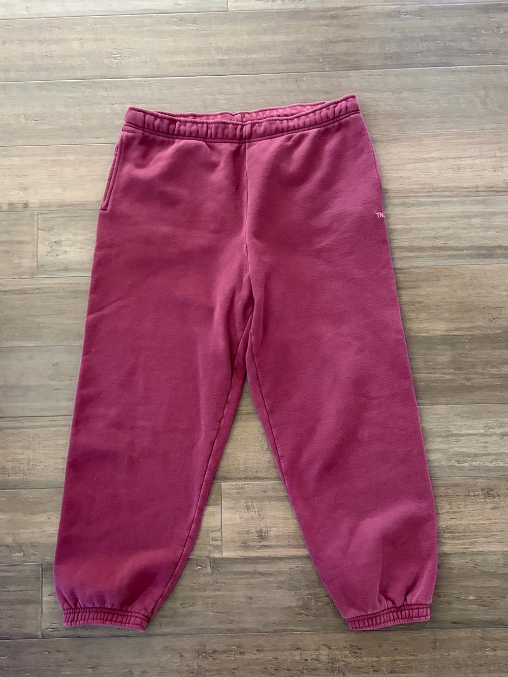 TNA Cozy Sweat Sweatpants Blush Fuchsia Pink Large